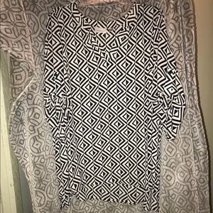 Avenue HiLo Abstract Tunic
